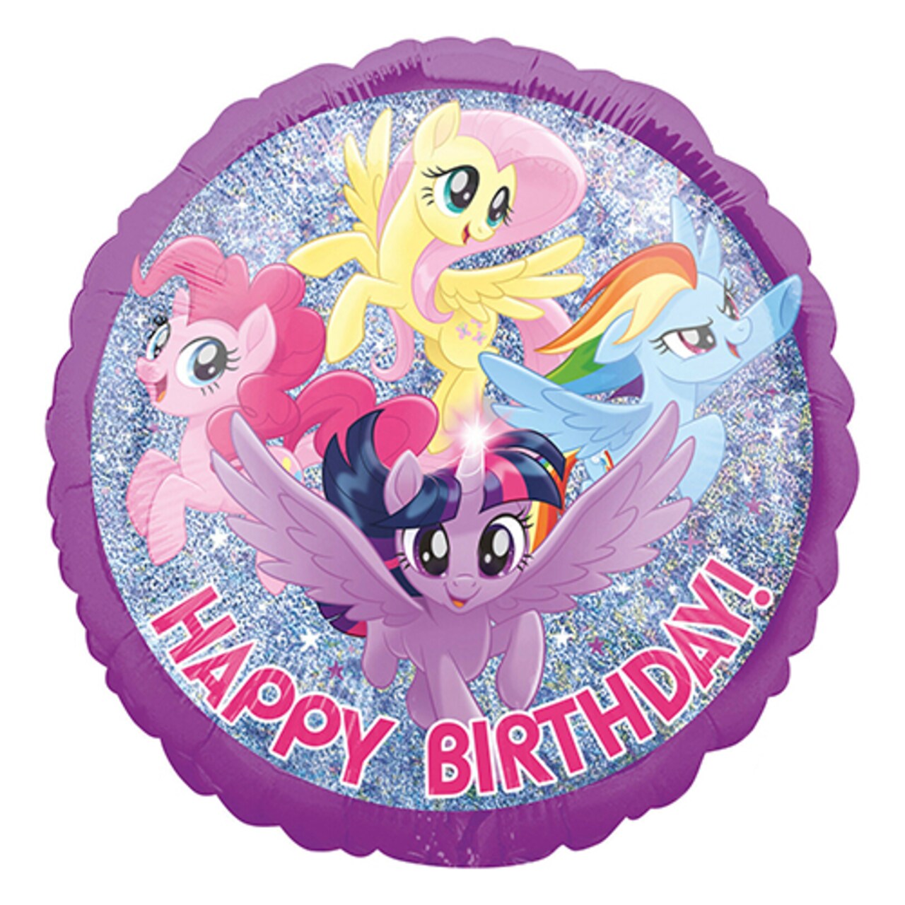 18" My Little Pony Friendship Adventure Happy Birthday Foil Balloon